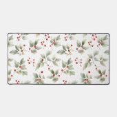 Hübsche Aquarellfarben, Holy und Berries Schreibtischunterlage (Vorderseite)