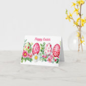 Hübsche Aquarellfarben Ostern Eizellkarte Karte (Gelbe Blume)