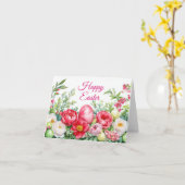 Hübsche Aquarellfarben Ostern Eizellkarte Karte (Gelbe Blume)