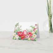 Hübsche Aquarellfarben Ostern Eizellkarte Karte (Rückseite)