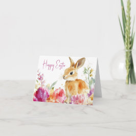 Hübsche Aquarellfarben Ostern Sonntagskarte Karte