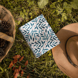 Hübsche Aquarellfarben - Türkis und Rot Notizblock