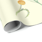 Hübsche Aquarellfarben-Wildblumen Geschenkpapier (Rolleneckpunkt)