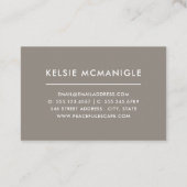 Hübsche Aquarellfärbung Blütenrot und Taube Visitenkarte (Rückseite)