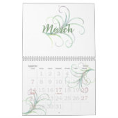 Hübsche Aquarellsikkulente 20xx Kalender (Mär 2027)