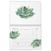 Hübsche Aquarellsikkulente 20xx Kalender (Jan 2027)