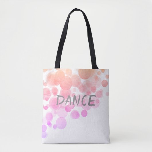 hübsche Aquarelltanztasche abstrakt Tasche (Vorderseite)
