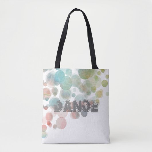 hübsche Aquarelltanztasche abstrakt Tasche (Vorderseite)