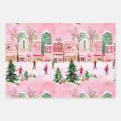 hübsche Aquarelltaufe Skaten Geschenkpapier Set (Vorderseite 3)