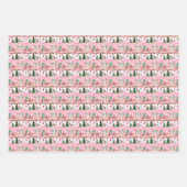 hübsche Aquarelltaufe Skaten Geschenkpapier Set (Vorderseite 2)