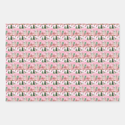 hübsche Aquarelltaufe Skaten Geschenkpapier Set (Vorderseite 2)