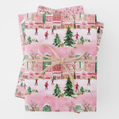 hübsche Aquarelltaufe Skaten Geschenkpapier Set (Beispiel)