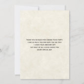 Hübsche Aquarelltiere, die sich nieder legen Dankeskarte (Rückseite)