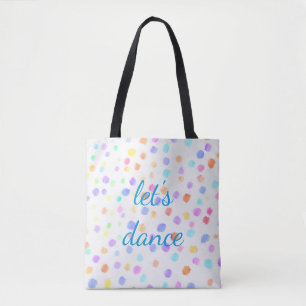 hübsche Aquarelltüte Tanztanze Tasche
