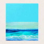 Hübsche Art Card (Außenseite Aufgefaltet)