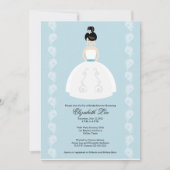 Hübsche asiatische Braut-Brautparty-Einladungen Einladung (Vorderseite)