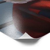 Hübsche Asienfrau Fotodruck (Ecke)