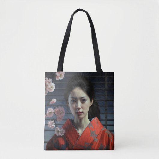 Hübsche Asienfrau Tasche (Vorderseite)