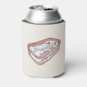 Hübsche Atem-Minze Dosenkühler (Kanne Rückseite)