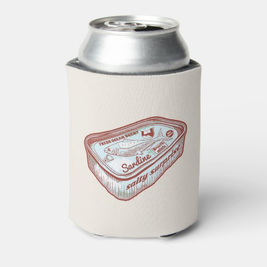 Hübsche Atem-Minze Dosenkühler (Kanne Rückseite)