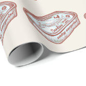 Hübsche Atem-Minze Geschenkpapier (Rolleneckpunkt)