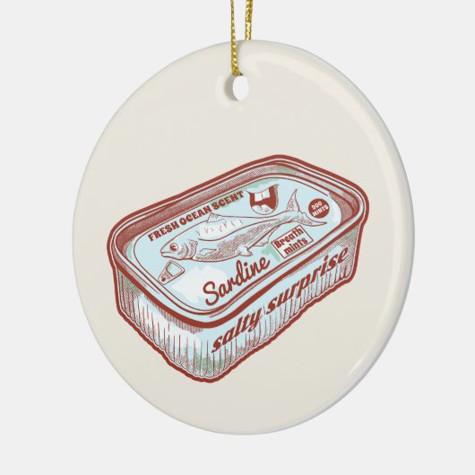 Hübsche Atem-Minze Keramik Ornament (Links)