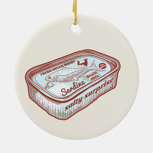 Hübsche Atem-Minze Keramik Ornament (Hinten)