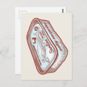 Hübsche Atem-Minze Postkarte (Vorne/Hinten)