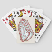 Hübsche Atem-Minze Spielkarten (Rückseite)