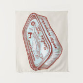 Hübsche Atem-Minze Wandteppich (Vorderseite)