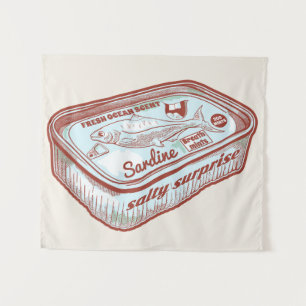 Hübsche Atem-Minze Wandteppich