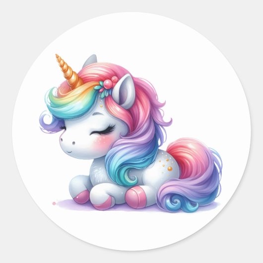 Hübsche Aufkleber für Wasserfarben (Vorderseite)