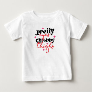Hübsche Augen Chubby Thighs Baby T-shirt