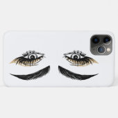 Hübsche Augen Schönheitssalon Makeup Eyelashes Las Case-Mate iPhone Hülle (Rückseite (Horizontal))