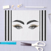 Hübsche Augen Schönheitssalon Makeup Eyelashes Las Seidenpapier (Handwerk)