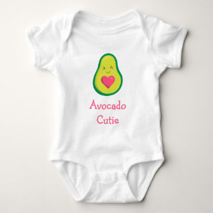 Hübsche Avocado-Süsse Baby Strampler