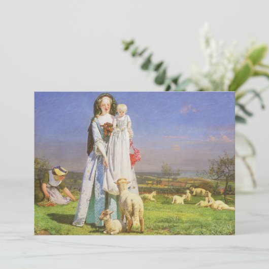 Hübsche Baa Lambs von Ford Madox Brown (Stehend Vorderseite)
