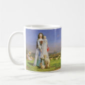 Hübsche Baa Lambs von Ford Madox Brown Kaffeetasse (Links)