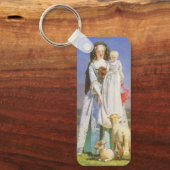 Hübsche Baa Lambs von Ford Madox Brown Schlüsselanhänger (Vorderseite)