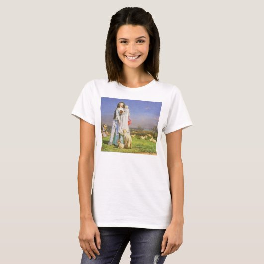 Hübsche Baa Lambs von Ford Madox Brown T-Shirt (Vorne ganz)