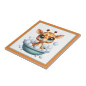 Hübsche Badewanne Badezimmer Giraffe Fliese (Seite)