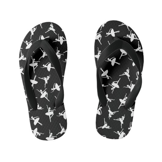 Hübsche Ballerina-Flip-Flops Kinderbadesandalen (Fußbett)