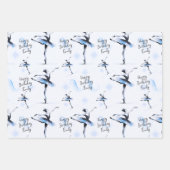 Hübsche Ballerina Geschenkpapier Set (Vorderseite 3)