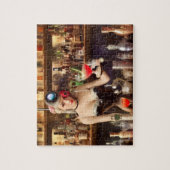 Hübsche Barkeeperin Puzzle (Vertikal)
