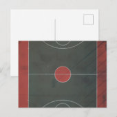 Hübsche Basketball-Kunstwerke Postkarte (Vorne/Hinten)