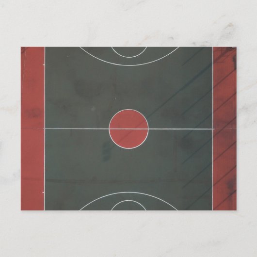 Hübsche Basketball-Kunstwerke Postkarte (Vorderseite)