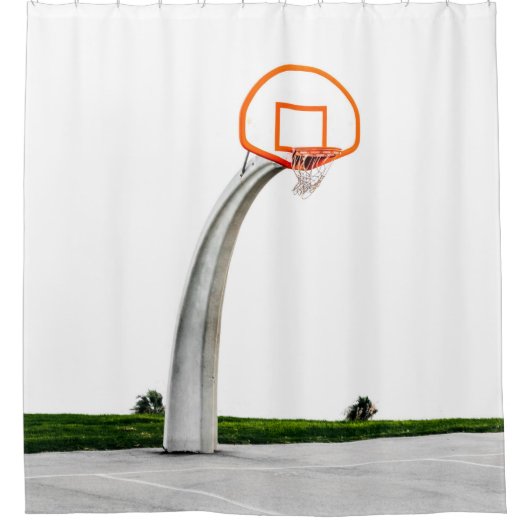 Hübsche Basketballarmatur Duschvorhang (Vorderseite)