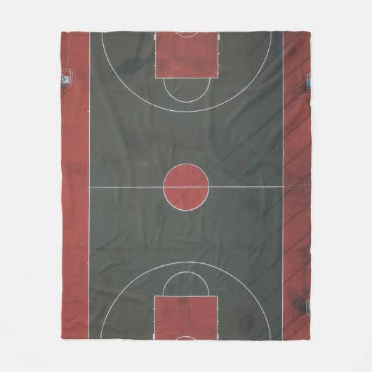 Hübsche Basketballarmatur Fleecedecke (Vorderseite)