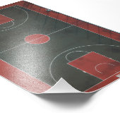 Hübsche Basketballarmatur Fotodruck (Ecke)