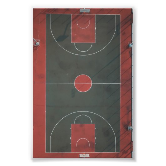 Hübsche Basketballarmatur Fotodruck (Vorne)